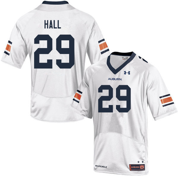 Auburn Tigers Men's Derick Hall #29 White Under Armour Stitched College 2019 NCAA Authentic Football Jersey BYN8374FH